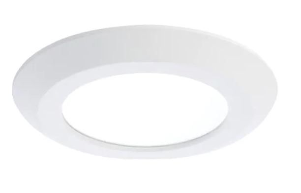 Photo 1 of HALO SLDSL6 Series 6 in. 2700K-5000K Selectable CCT Surface Integrated LED Downlight Recessed Light with White Round Trim
