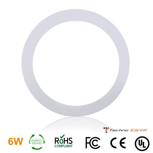 Photo 1 of Techno Earth Dimmable Ceiling Panel Led Ultra Thin Glare Light Kits with Led Driver AC 85-265V ( 6W Round)
