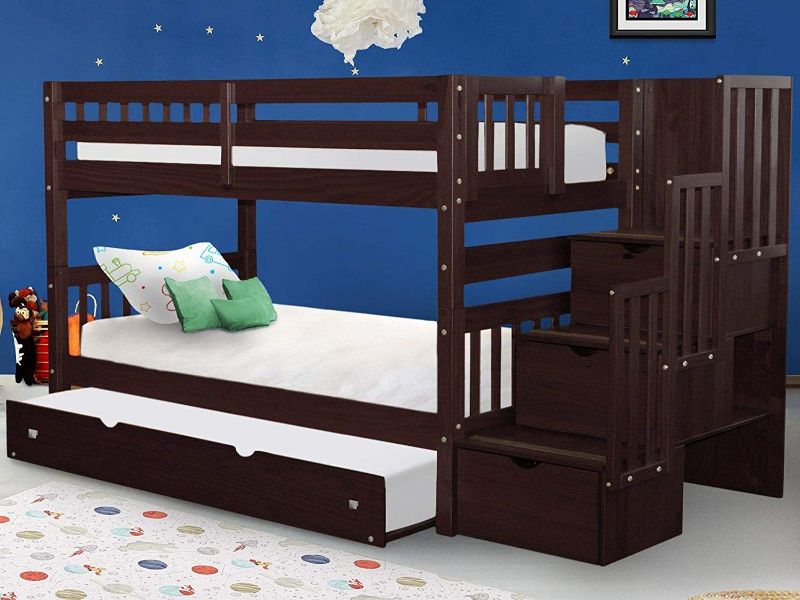 Photo 1 of **INCOMPLETE*** Bedz King Stairway Bunk Beds Cherry


//SIMILAR TO REFERENCE PHOTO 