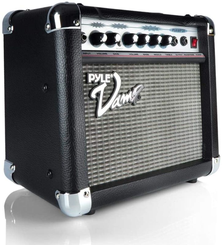 Photo 1 of Pyle Pro PVAMP30 30-Watt Vamp-Series Amplifier w/ 3-Band EQ and Overdrive, Black (Renewed)

//SIMILAR TO REFERENCE PHOTO STAIN ON RIGHT BOTTOM CORNER, TESTED AND FUNCTIONAL 