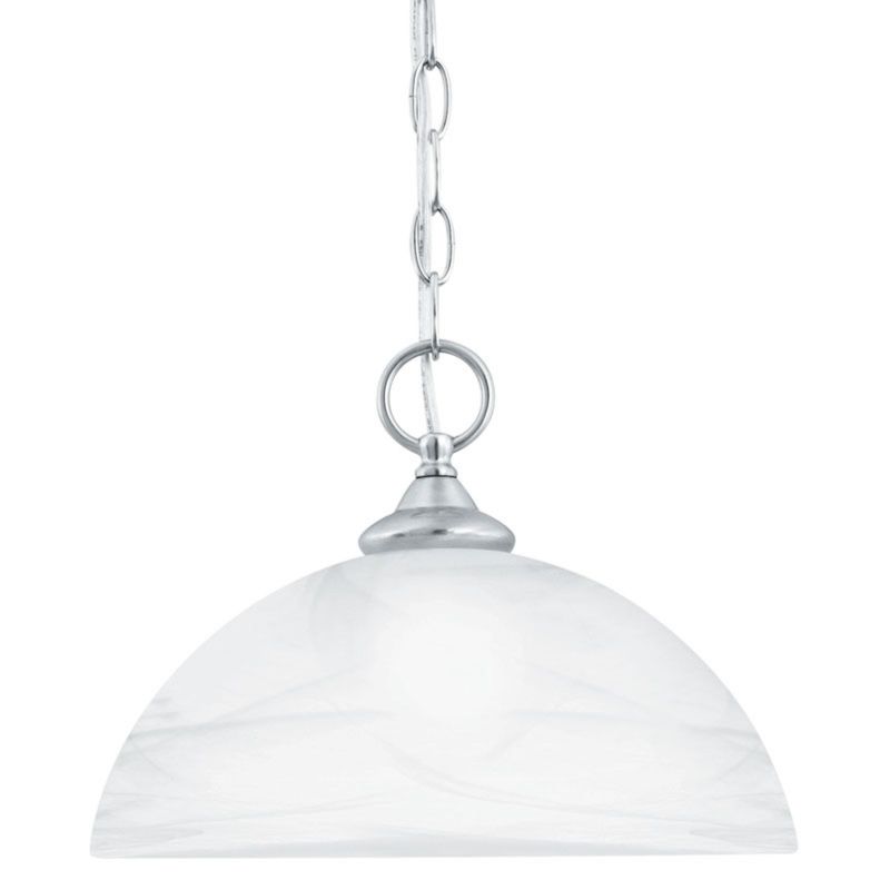 Photo 1 of Thomas Lighting Thomas Lighting Tahoe Pendant Light - 1-Light - Brushed Nickel SL823478
**GLASS DAMAGED**
