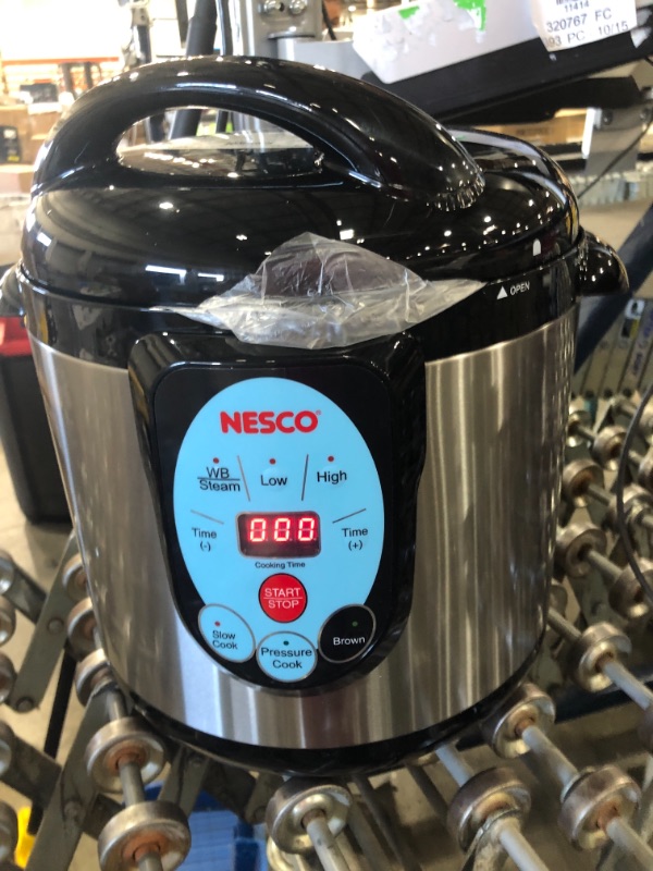 Photo 2 of NESCO NPC-9 Smart Pressure Canner and Cooker, 9.5 quart, Stainless Steel
