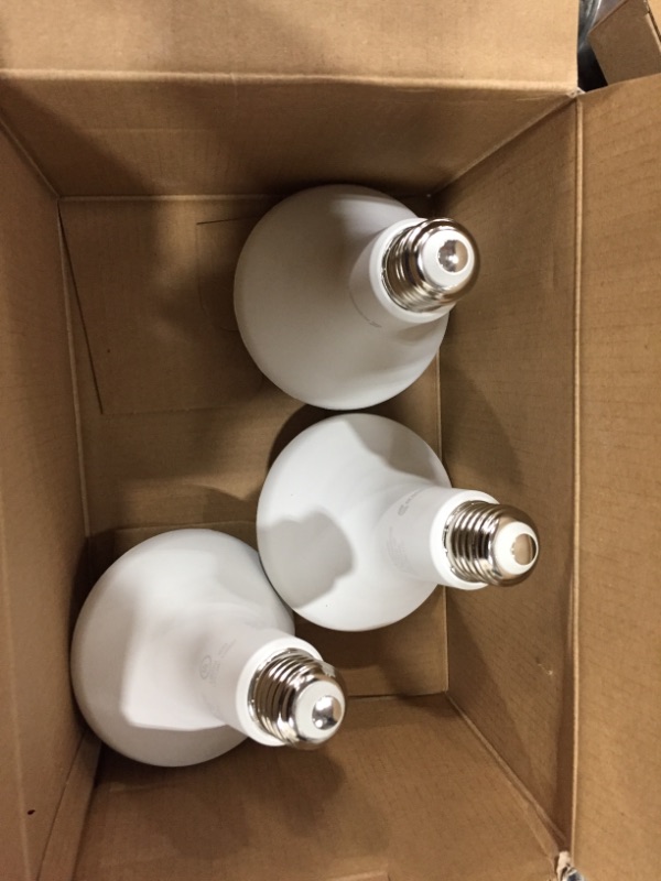 Photo 2 of 65-Watt Equivalent BR30 Dimmable LED Light Bulb Daylight (6-Pack)