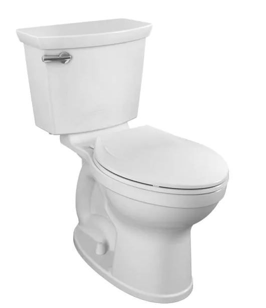 Photo 1 of (BOX 1 OF 2) 
(MISSING BOTTOM TOILET) 
American Standard Champion Tall Height 2-Piece High-Efficiency 1.28 GPF Single Flush Elongated Toilet in White Seat Included