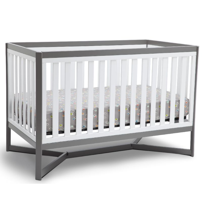 Photo 1 of ***PARTS ONLY*** Delta Children Tribeca 4-in-1 Baby Convertible Crib, White/Grey
1005267486
