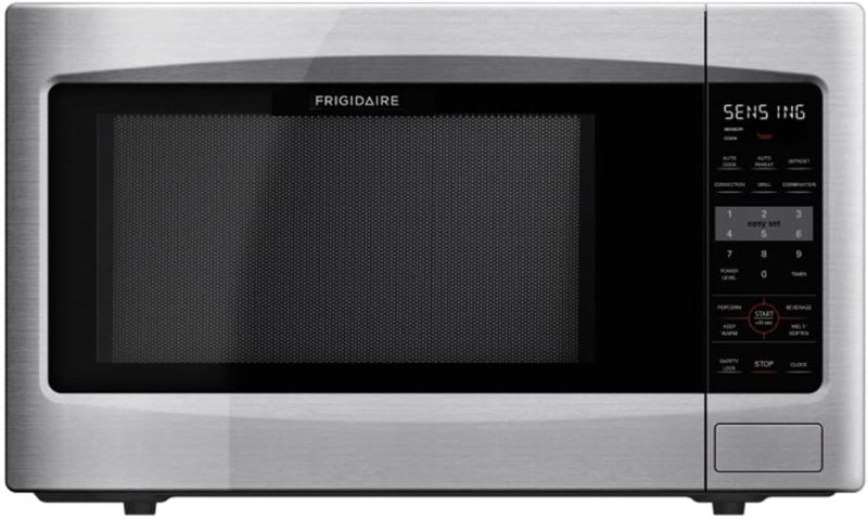 Photo 1 of Frigidaire 2.2 Cu. Ft. Countertop Microwave in Stainless Steel  TESTED AND FUNCTIONS