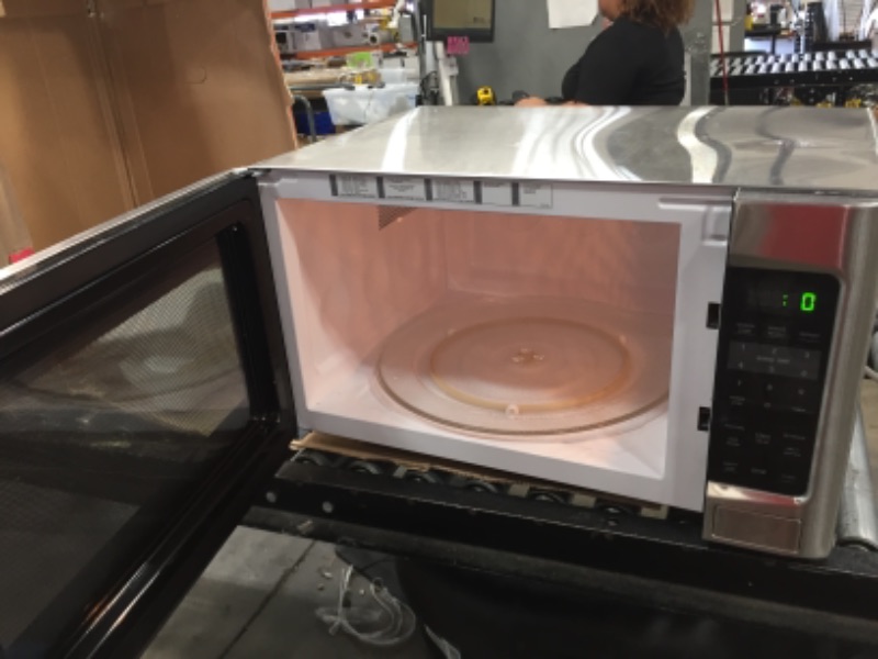 Photo 3 of Frigidaire 2.2 Cu. Ft. Countertop Microwave in Stainless Steel  TESTED AND FUNCTIONS