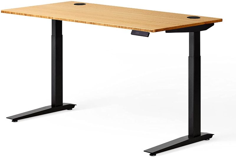 Photo 1 of Fully Jarvis Standing Desk 48" x 30" Bamboo Top - Electric Adjustable Desk Height from 30" to 49.3" with Memory Preset Controller...
*NOT EXACT stock picture, use for REFERENCE* 