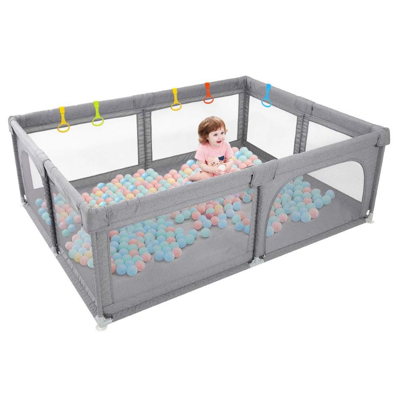 Photo 1 of Baby Playpen Portable Kids Safety Play Center Yard Home Indoor Fence Anti-Fall Play Pen, Playpens for Babies, Extra Large Playard, Anti-Fall Playpen
