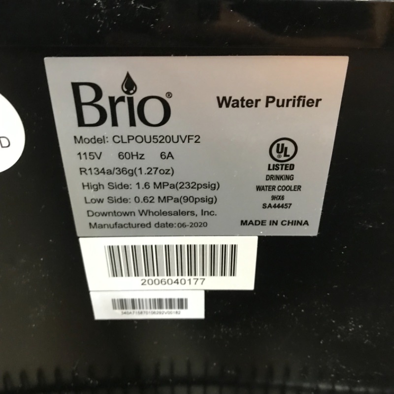 Photo 2 of Brio Self Cleaning Bottleless Water Cooler Dispenser with Filtration - Hot Cold and Room TemperaturE