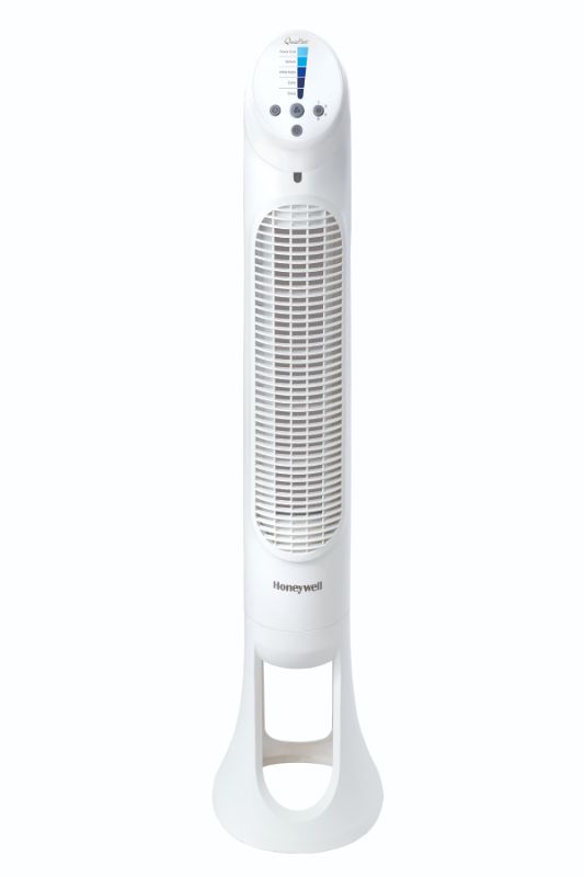 Photo 1 of Honeywell QuietSet Tower Whole Room Tower Fan, HYF260W, White