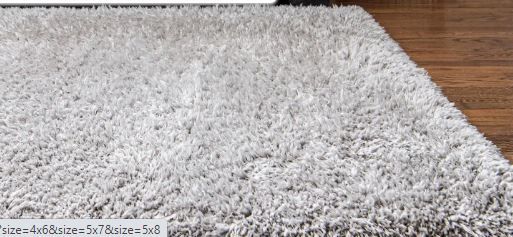 Photo 1 of 3ft 3in x 4ft 7in grey shag rug