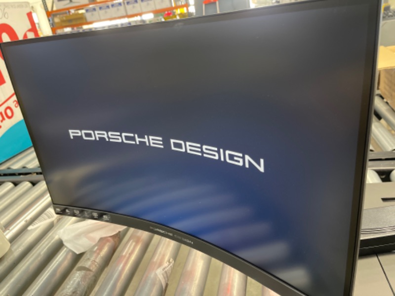 Photo 2 of Porsche Design Agon PD27 27" Gaming Monitor, 1000R Curved QHD (2560x1440), 240Hz 0.5ms, DisplayHDR 400, Light FX, Quick Switch Keypad, Low Input Lag, Height-Adjust, 4Yr Re-Spawned, Black