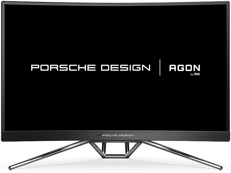 Photo 1 of Porsche Design Agon PD27 27" Gaming Monitor, 1000R Curved QHD (2560x1440), 240Hz 0.5ms, DisplayHDR 400, Light FX, Quick Switch Keypad, Low Input Lag, Height-Adjust, 4Yr Re-Spawned, Black