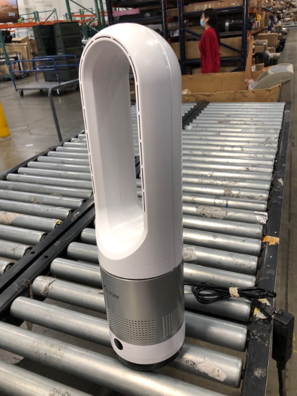 Photo 1 of Tower Fan, ZICOOLER 22" Oscillating Tower Fan with Remote, Quiet Cooling, LED Display with Auto Off, 8 Speeds, 8H Timer, Easy Clean, Space-Saving, Portable Bladeless Fan for Bedroom, Kitchen, Office
