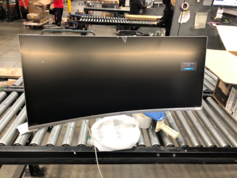 Photo 2 of Samsung 34-Inch CJ791 Ultrawide Curved Gaming Monitor (LC34J791WTNXZA) - 100Hz Refresh, QLED Computer Monitor, 3440 x 1440p Resolution, 4ms Response, Stereo Speakers, White
