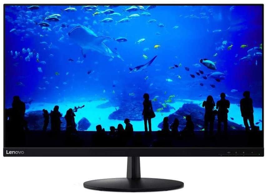 Photo 1 of Lenovo L28u-30 28-inch IPS Monitor, UHD 4K Display, Ultra-Thin Bezels, AMD FreeSync, 4ms, 60Hz, HDMI, DisplayPort, Low Blue Light, VESA Mount Capable,..