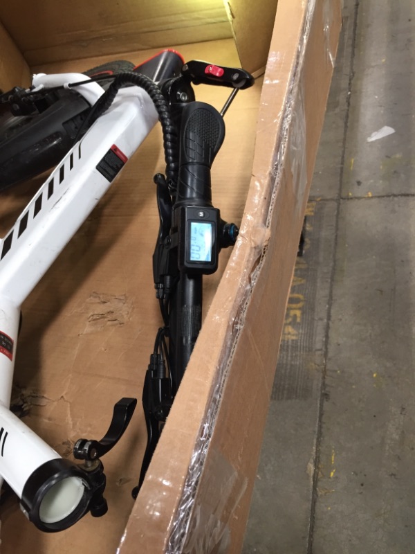 Photo 2 of ***MISSING CHARGER*** Electric Bike, Sailnovo Electric Bicycle with 18.6mph 28 Miles Electric Bikes for Adults Teens E Bike with Pedals, 14" Waterproof Folding Mini Bikes...