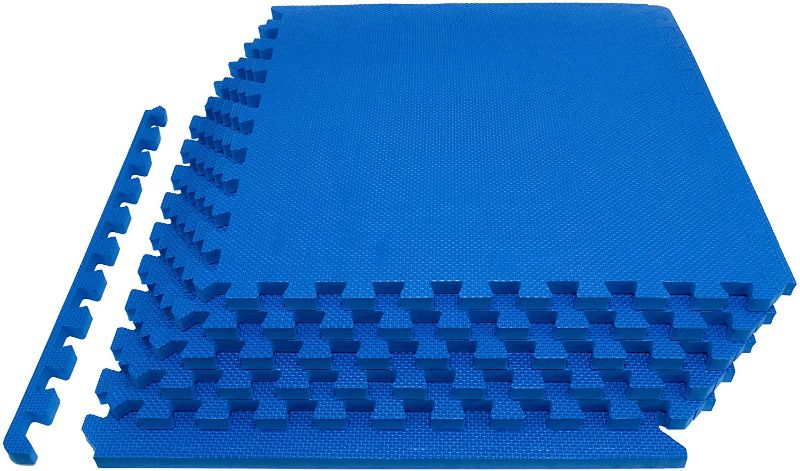 Photo 1 of Prosource Fit Extra Thick Puzzle Exercise Mat 3/4" or 1”, EVA Foam Interlocking Tiles for Protective, Cushioned Workout Flooring for Home and Gym Equipment
