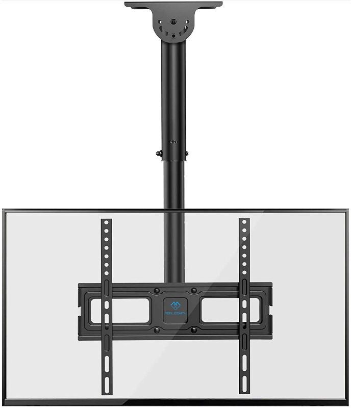 Photo 1 of PERLESMITH Ceiling TV Mount, Hanging Full Motion TV Mount Bracket Fits Most 26-55 inch LCD LED OLED 4K TVs, Flat Screen Displays, TV Pole Mount Holds up to 99lbs, Max VESA 400x400mm, PSCM2
