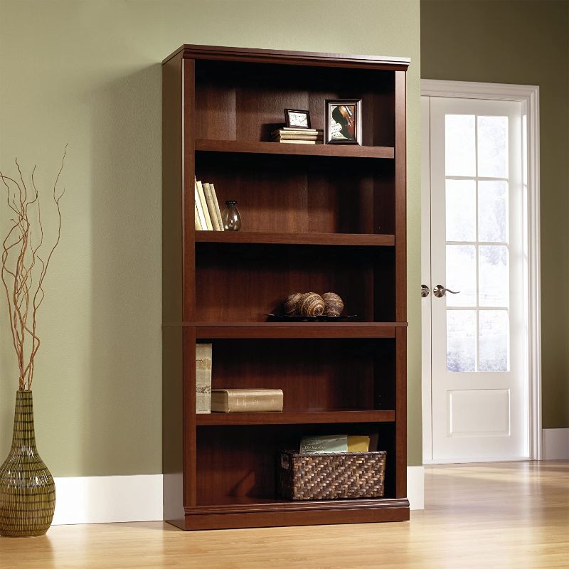 Photo 1 of Sauder Select Collection 5-Shelf Bookcase, Select Cherry finish
