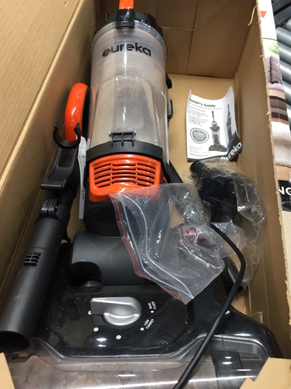 Photo 1 of eureka PowerSpeed Turbo Spotlight Lightweight Upright Vacuum Cleaner, for Carpet and Hard Floor, Pet Tool, Orange ***parts only***
