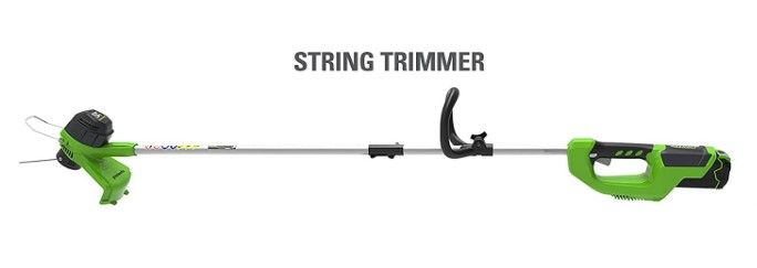 Photo 1 of Greenworks 40V 12 in. Front Mount String Trimmer