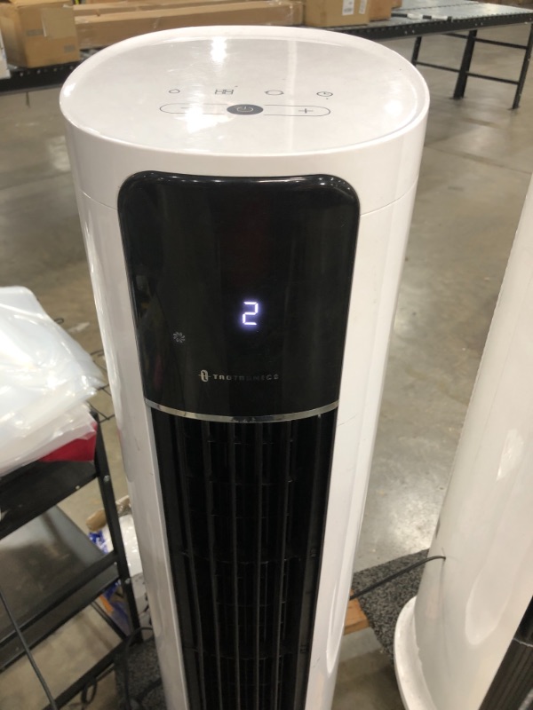 Photo 2 of 3-in-1 Evaporative Air Cooler,1.8 Gal Removable Water Tank 43" Tower Fan with Cooling and Humidifying Function