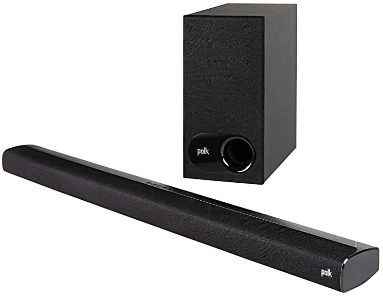 Photo 1 of Polk Audio Signa S2 Ultra-Slim TV Sound Bar with Wireless Subwoofer - Black (Renewed)