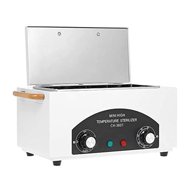 Photo 1 of High Temperature Sterilizer Timer Disinfection Box Heat Sterilizer Nail Tool Dry Heat Sterilizer?Manicure Salon Hairdressing Tool Equipment?Sterilizer for Tweezers, Earrings, Other Metal Equipment