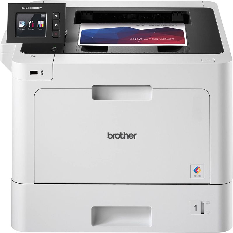 Photo 1 of Brother Business Color Laser Printer, HL-L8360CDW, Wireless Networking, Automatic Duplex Printing, Mobile Printing, Cloud printing, Amazon Dash Replenishment Ready
