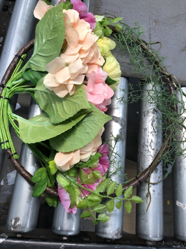 Photo 1 of ALLHANA Red Hydrangea Peony Wreath for Front Door, 20-22 Inch Artificial Spring Green Leaves Summer MULTI COLOR Wreaths for All Seasons Farmhouse Home
SIMILAR TO STOCK PHOTO PACK OF 2