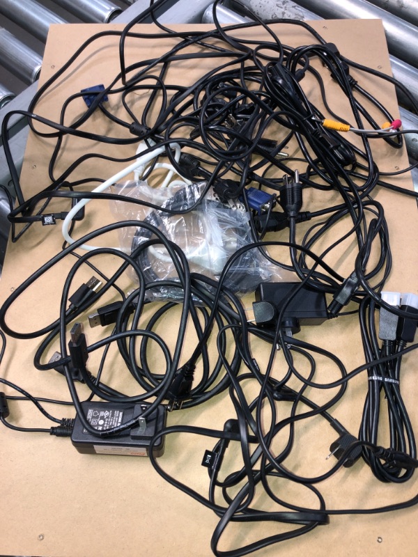 Photo 2 of SOLD AS IS - BUNDLE OF ASSORTED HDMI , TV POWER CORDS &  MONITOR POWER CORDS ( DIFFERENT MODELS )
