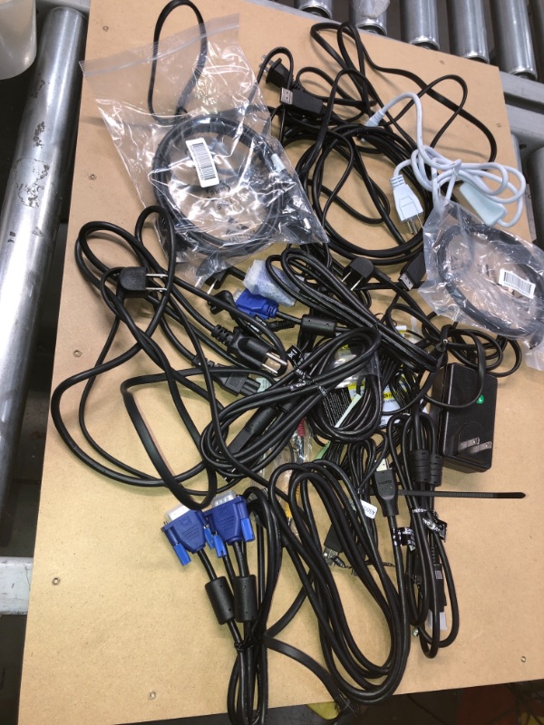 Photo 2 of SOLD AS IS - BUNDLE OF ASSORTED HDMI , TV POWER CORDS &  MONITOR POWER CORDS ( DIFFERENT MODELS )
