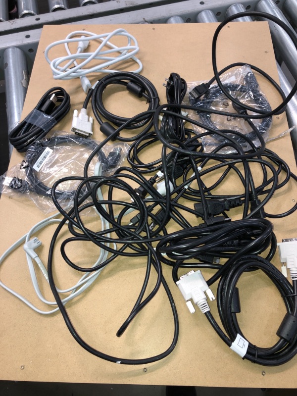 Photo 2 of SOLD AS IS - BUNDLE OF ASSORTED HDMI , TV POWER CORDS &  MONITOR POWER CORDS ( DIFFERENT MODELS )
