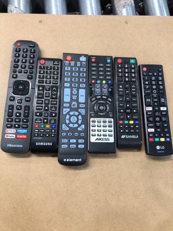 Photo 1 of SOLD AS IS - BUNDLE OF ASSORTED TV REMOTES  ( DIFFERENT MODELS)