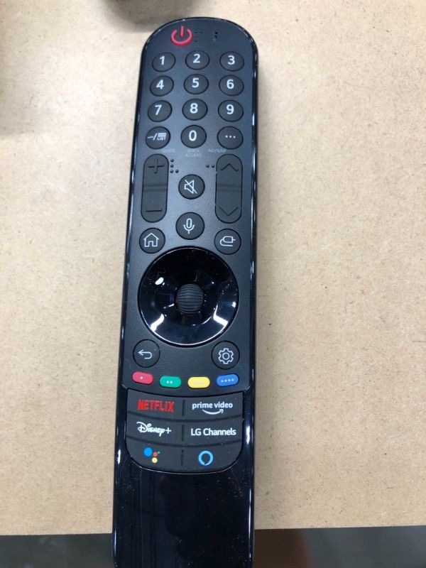 Photo 2 of LG Magic Remote (MR21GA) with Netflix/Prime Keys for Select LG TVs - Blk GRADE A (Refurbished) BATTERIES ARE NOT INCLUDED 
