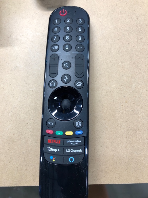 Photo 2 of LG Magic Remote (MR21GA) with Netflix/Prime Keys for Select LG TVs - Blk GRADE A (Refurbished)BATTERIES ARE NOT INCLUDED 
