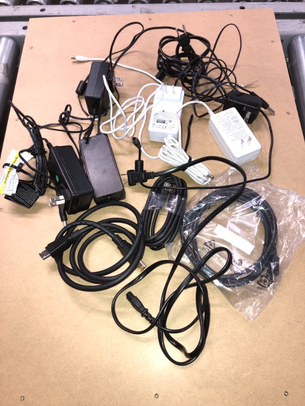 Photo 2 of SOLD AS IS - BUNDLE OF ASSORTED HDMI , TV POWER CORDS &  MONITOR POWER CORDS ( DIFFERENT MODELS )
