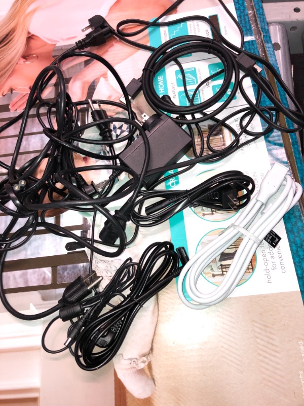 Photo 2 of SOLD AS IS - BUNDLE OF ASSORTED HDMI , TV POWER CORDS &  MONITOR POWER CORDS ( DIFFERENT MODELS )
