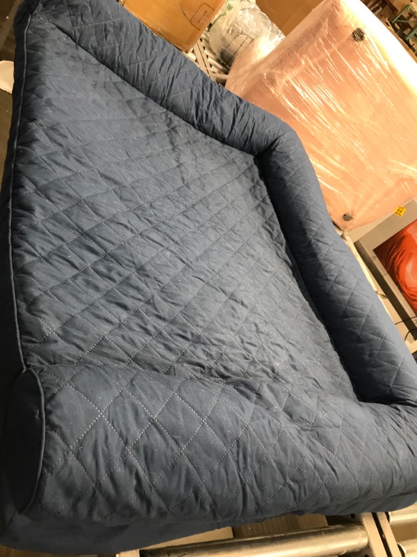 Photo 1 of 42" Orthopedic CertiPUR-US Certified Foam Pet Beds for Small, Medium, and Large Dogs and Cats - Plush and Suede Sofa, Comfy Couch Dog Bed, and More