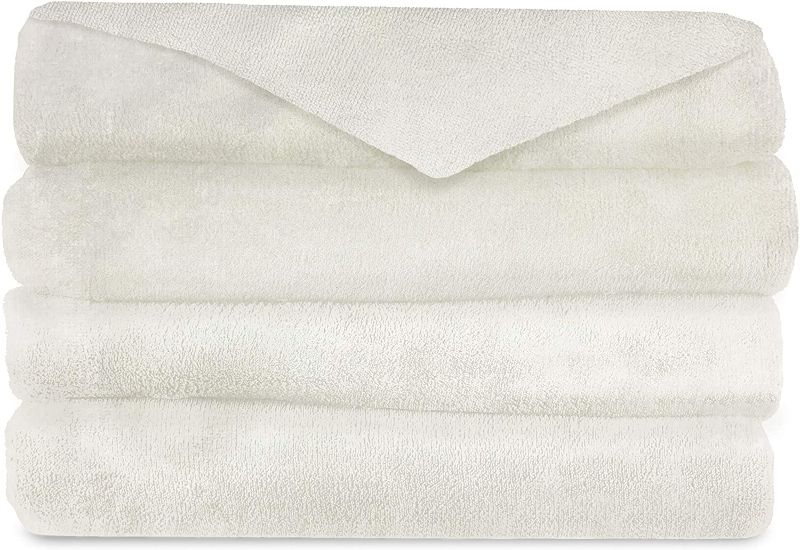 Photo 1 of Sunbeam Soft and Plush Heated Velvet Throw Blanket, White
