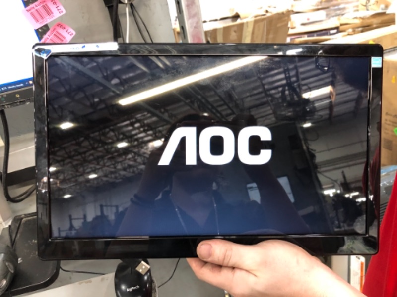 Photo 4 of AOC E1659FWU-B-R Factory Recertified 15.6In 1366X768-HD 500:1-Contrast 8Ms-Response Usb3.0 Portable Led Display Black 90Day