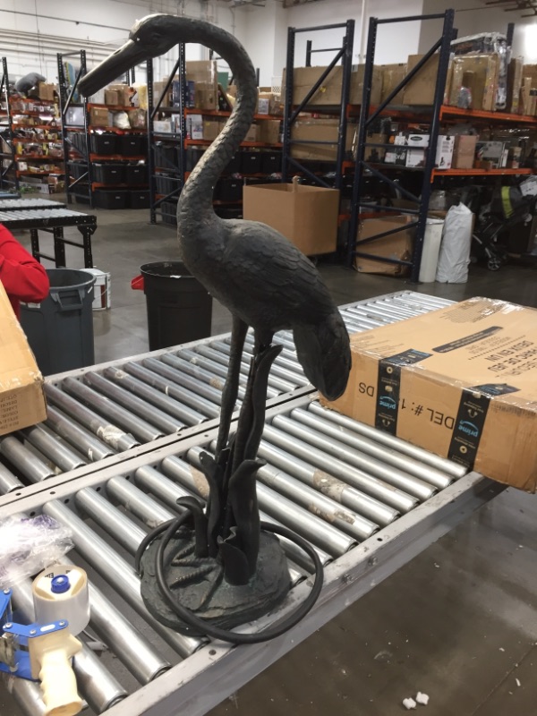 Photo 2 of Aquascape Crane with Lowered Head Spitter - 78313