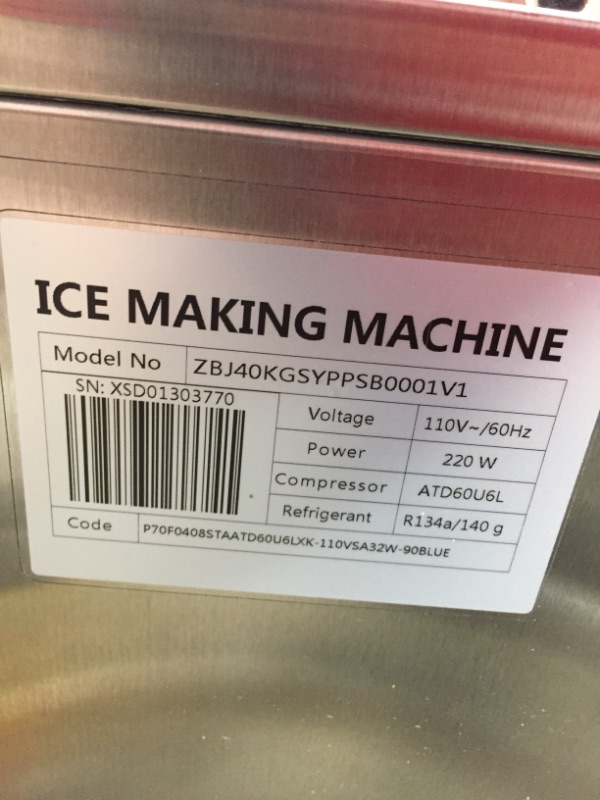 Photo 12 of PARTS ONLY//NONFUNCTIONAL//

VEVOR ZBJ40KGSYPPSB0001V1 Commercial Ice Cube Making Machine

//screen is broken, receives power, unable to test