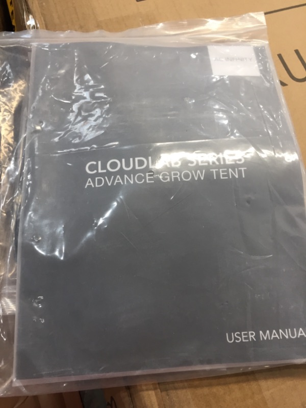 Photo 6 of AC Infinity CLOUDLAB 733 Advance Grow Tent, 3x3 with Thicker 1 in. Poles, Higher Density 2000D Diamond Mylar Canvas, Controller Mount for Hydroponics Indoor Growing, 36” x 36” x 72”