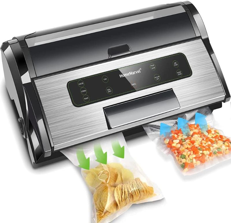 Photo 1 of Vacuum Sealer Machine, 80Kpa Vacuum Sealer for Food with Kitchen Food Scale & Stainless Steel Plate & LCD Display, Dry & Moist Food Modes, Automatic Vacuum Air Sealing System For Food Saver