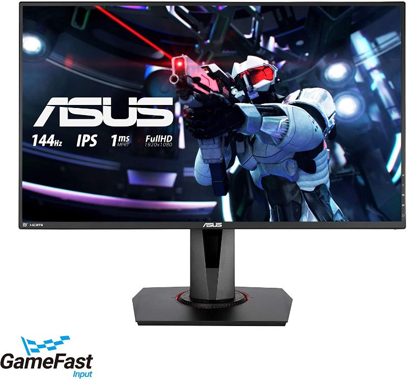 Photo 1 of ASUS VG279Q 27" Full HD 1080p IPS 144Hz 1ms (MPRT) DP HDMI DVI Eye Care Gaming Monitor with FreeSync/Adaptive Sync