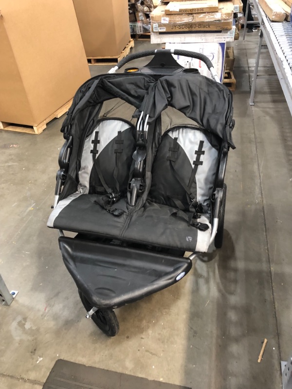 Photo 3 of Baby Trend Navigator Lite Double Jogger Stroller, Europa