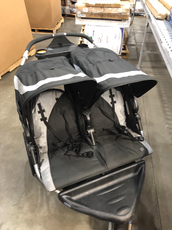 Photo 2 of Baby Trend Navigator Lite Double Jogger Stroller, Europa